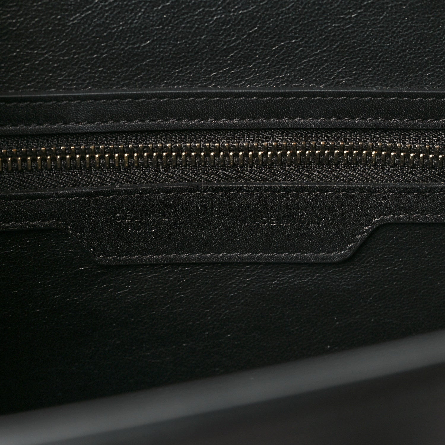 Celine Baby Grained Calfskin Nubuck Micro Tri-Color Luggage Corn Red 6 of 9