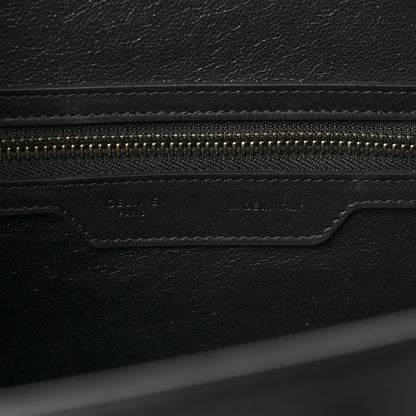 Celine Baby Grained Calfskin Nubuck Micro Tri-Color Luggage Corn Red 6 of 9