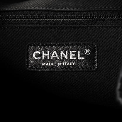 Chanel Calfskin Perforated Up In The Air Tote Black 8 of 9