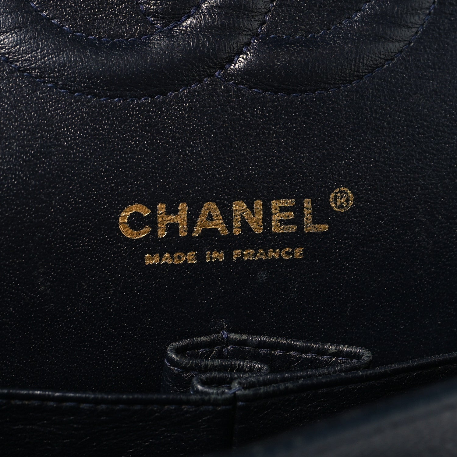 Chanel Caviar Quilted Small Double Flap Navy 6 of 10
