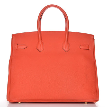 Hermes Togo Birkin 35 Capucine 4 of 27