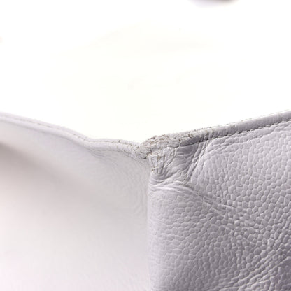 Chanel Caviar CC Tote White 12 of 13