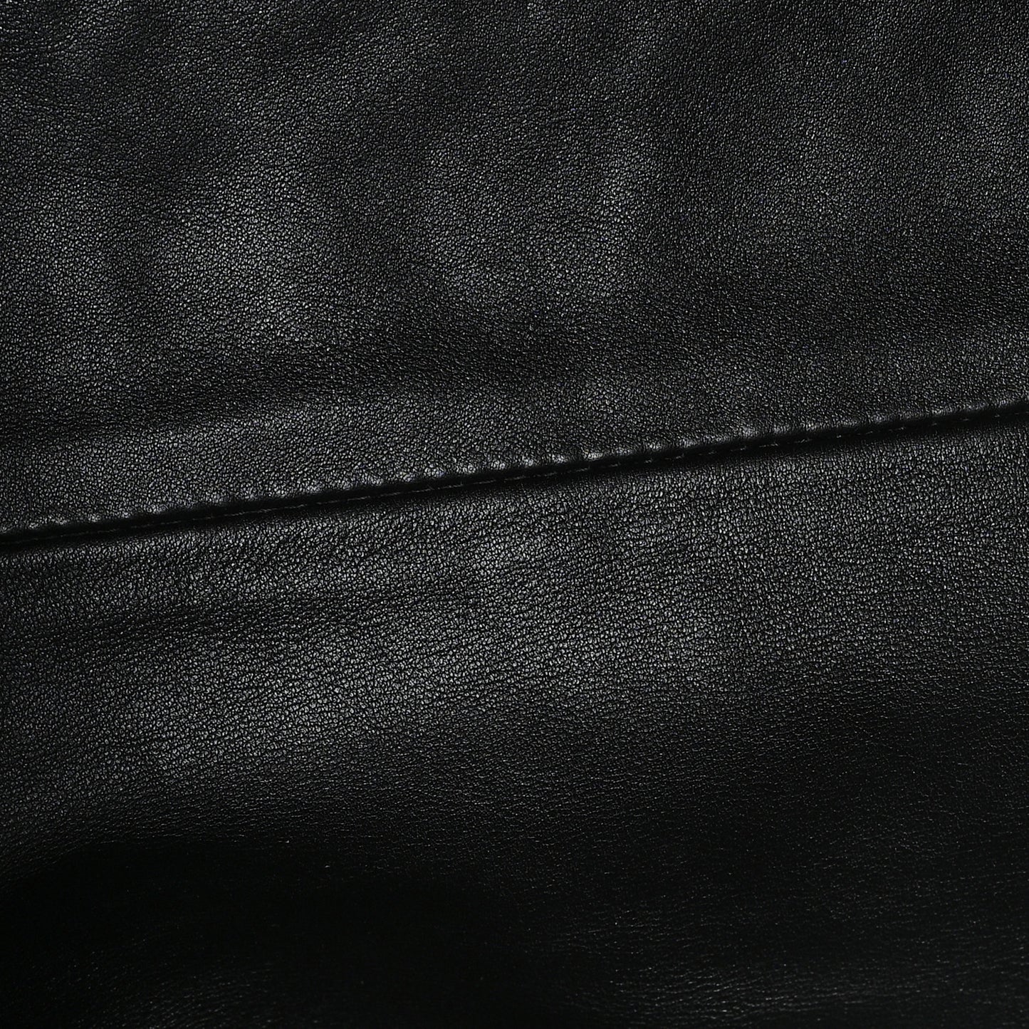 Smooth Butter Calf The Pouch Oversized Clutch Black