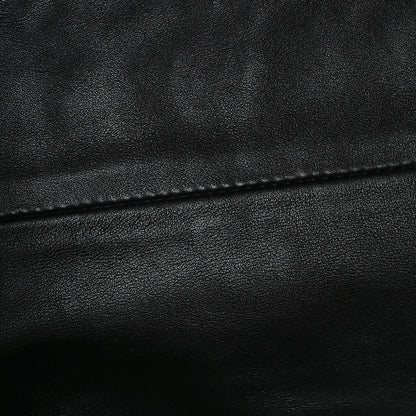 Bottega Veneta Smooth Butter Calf The Pouch Oversized Clutch Black 5 of 7