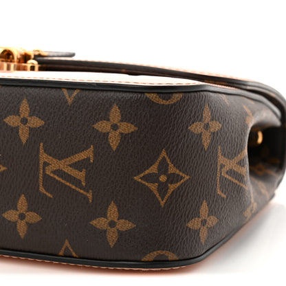 Louis Vuitton Patent Calfskin Monogram Cherrywood BB Rose Ballerine 8 of 12