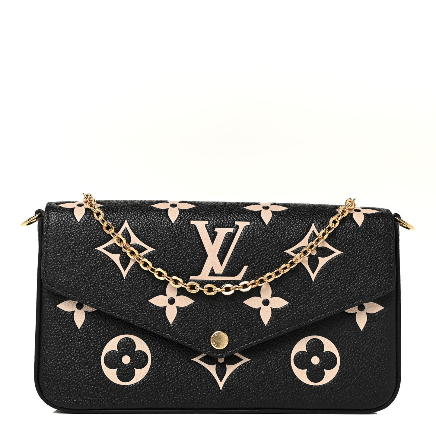 Empreinte Monogram Giant Felicie Pochette Black Beige
