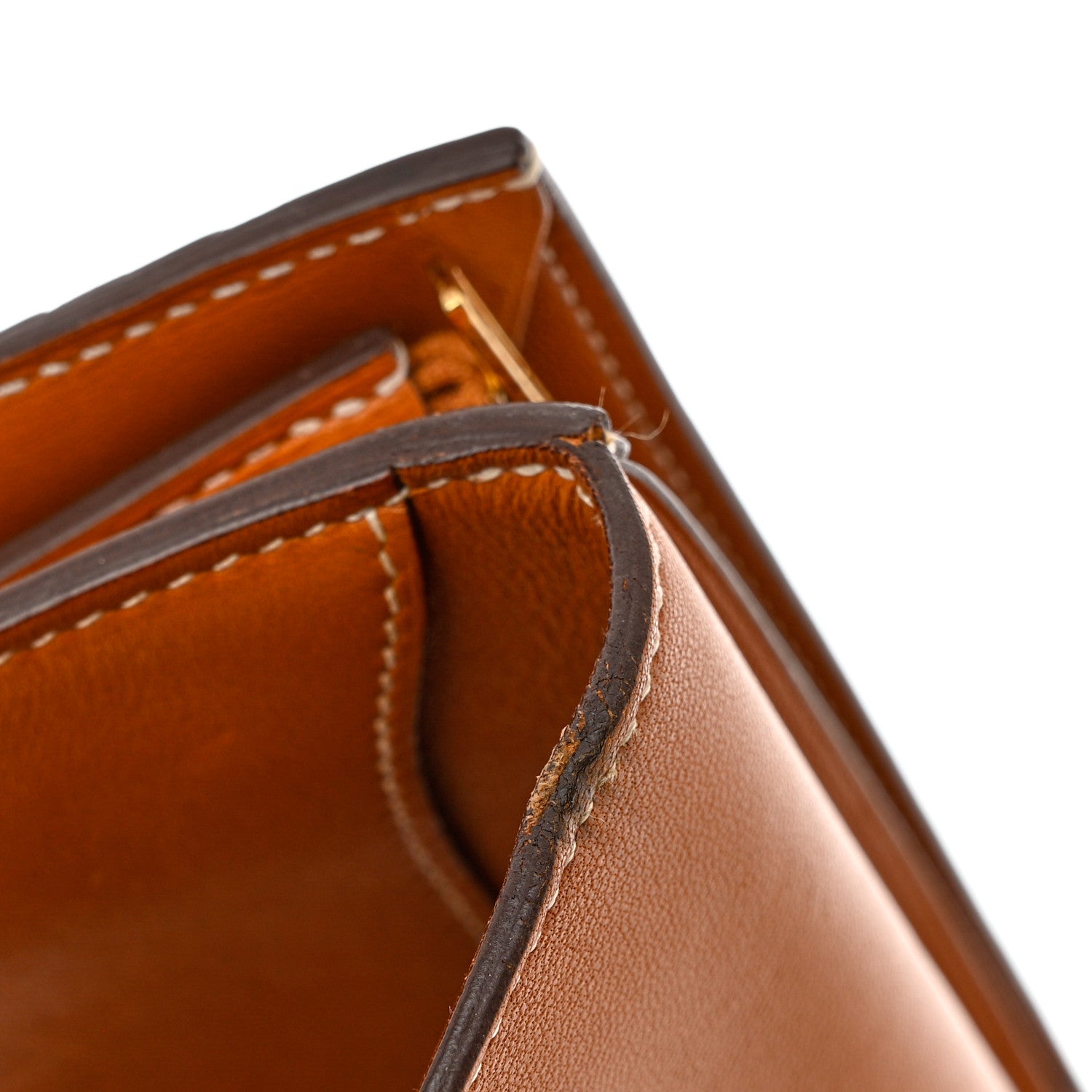 Hermes Tadelakt Constance Short Wallet Gold 8 of 10