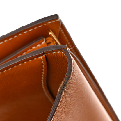 Hermes Tadelakt Constance Short Wallet Gold 8 of 10