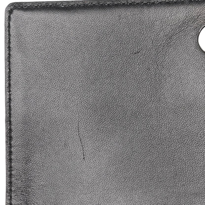 Christian Dior Grained Calfskin Diorama Wallet on Chain Pouch Black 11 of 13