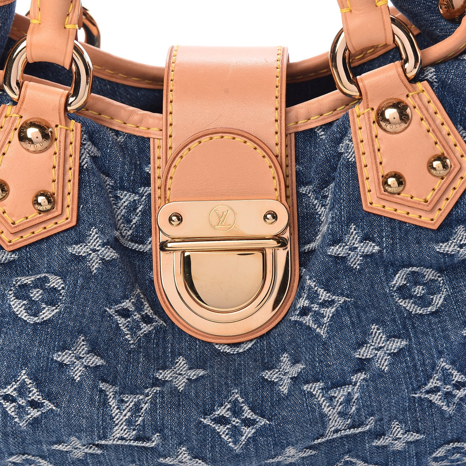 Louis Vuitton Monogram Denim Pleaty Blue 11 of 11