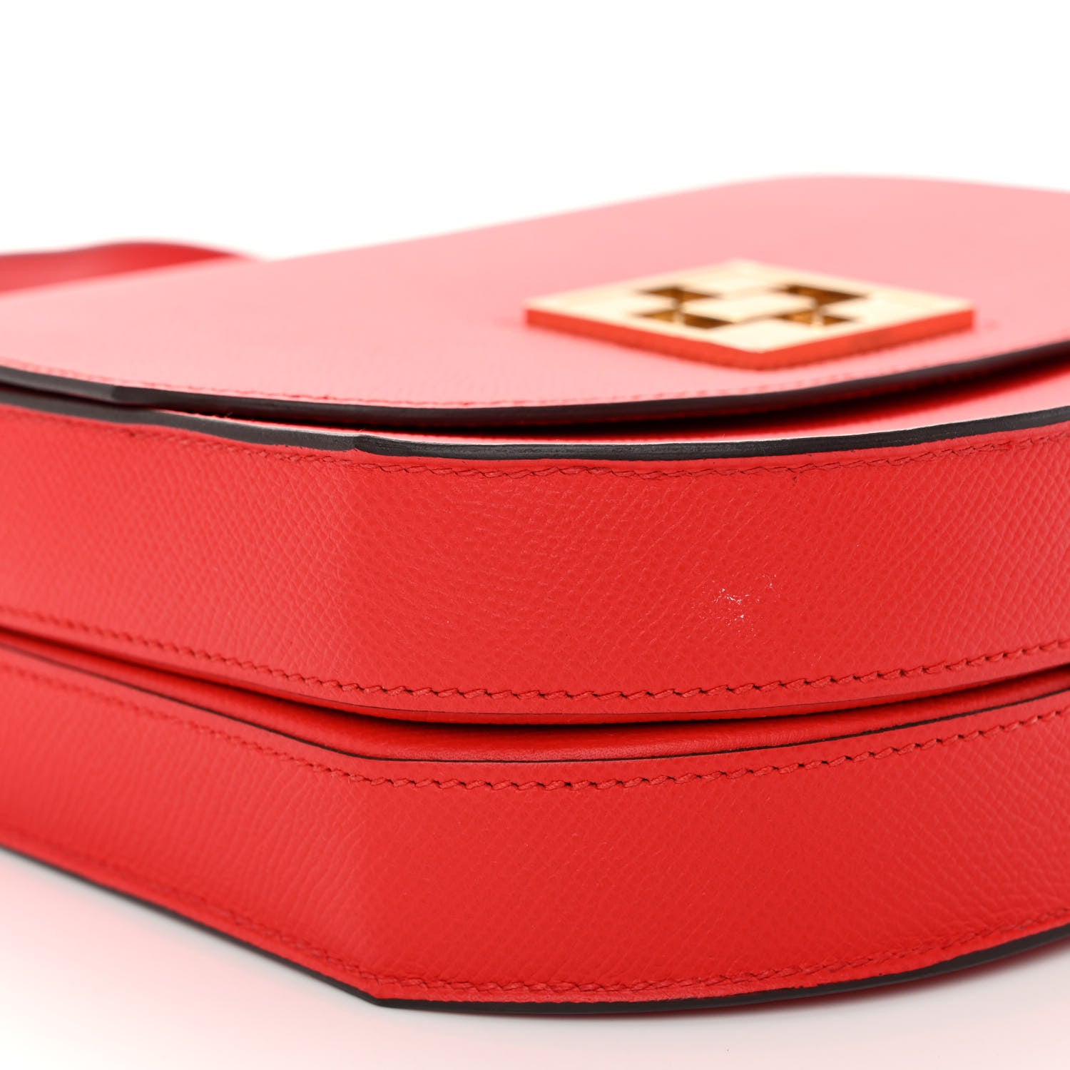 Hermes Epsom Mosaique Au 24-21 Rouge de Coeur 9 of 13