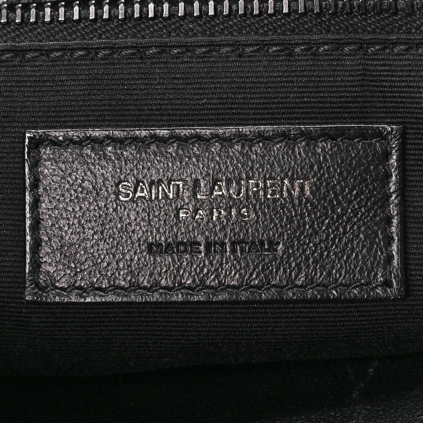 Crinkled Calfskin Matelasse Monogram Medium Niki Chain Satchel Black