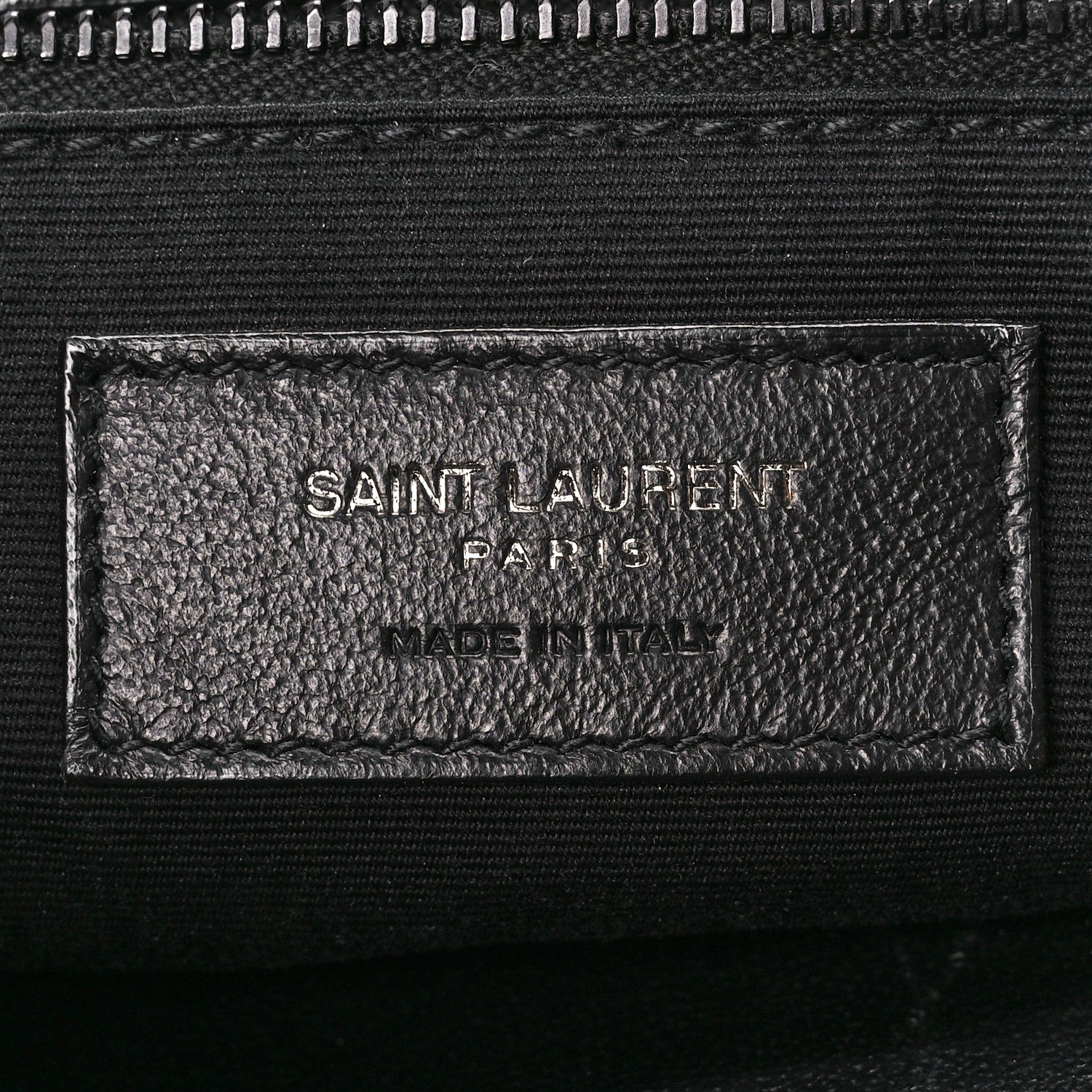Saint Laurent Crinkled Calfskin Matelasse Monogram Medium Niki Chain Satchel Black 7 of 11
