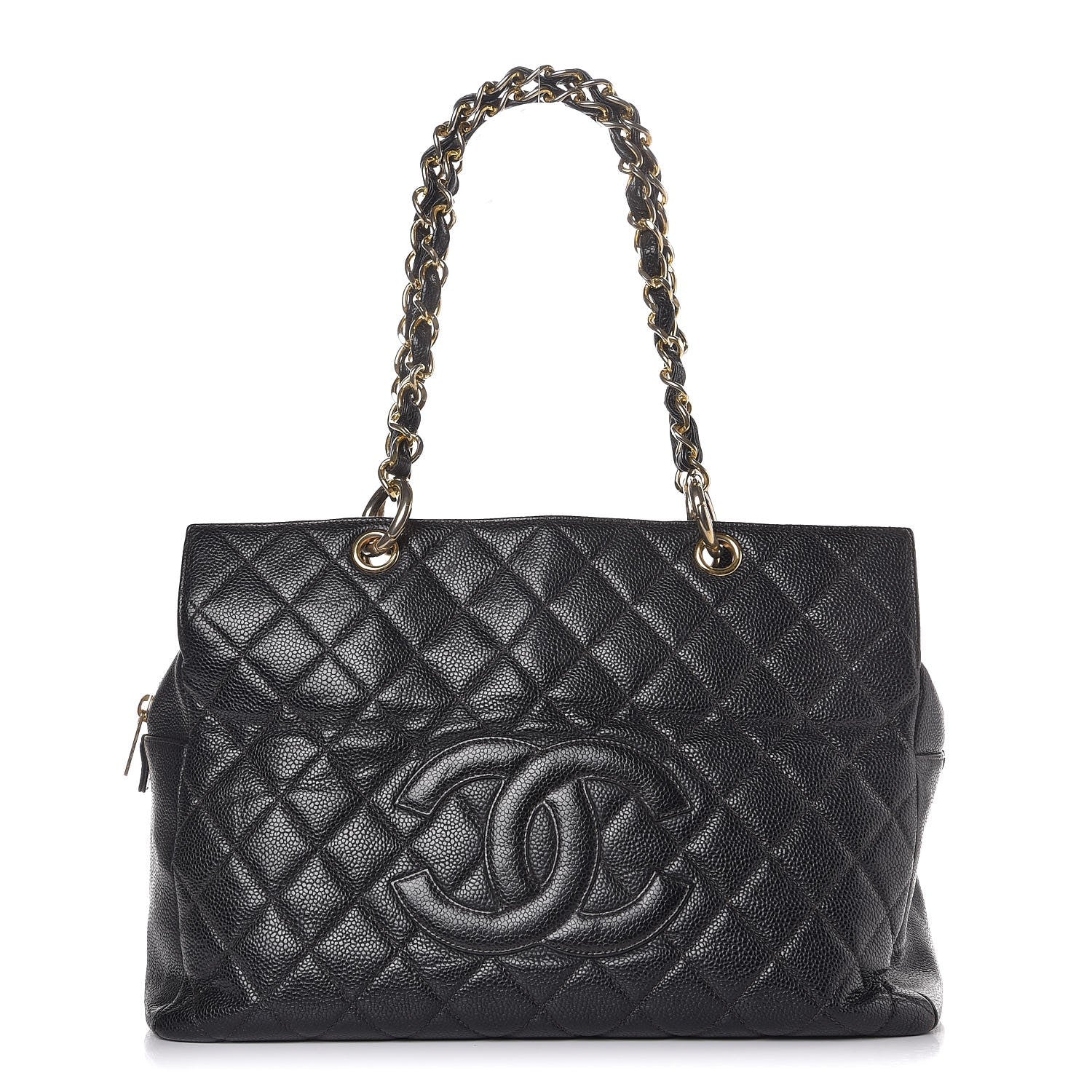 Chanel Caviar Quilted Grand Timeless Tote GTT Black 1 of 22