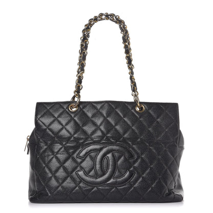 Chanel Caviar Quilted Grand Timeless Tote GTT Black 1 of 22