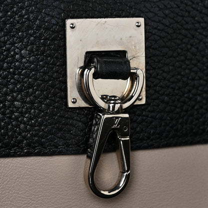 Louis Vuitton Taurillon City Steamer MM Black Beige 15 of 22