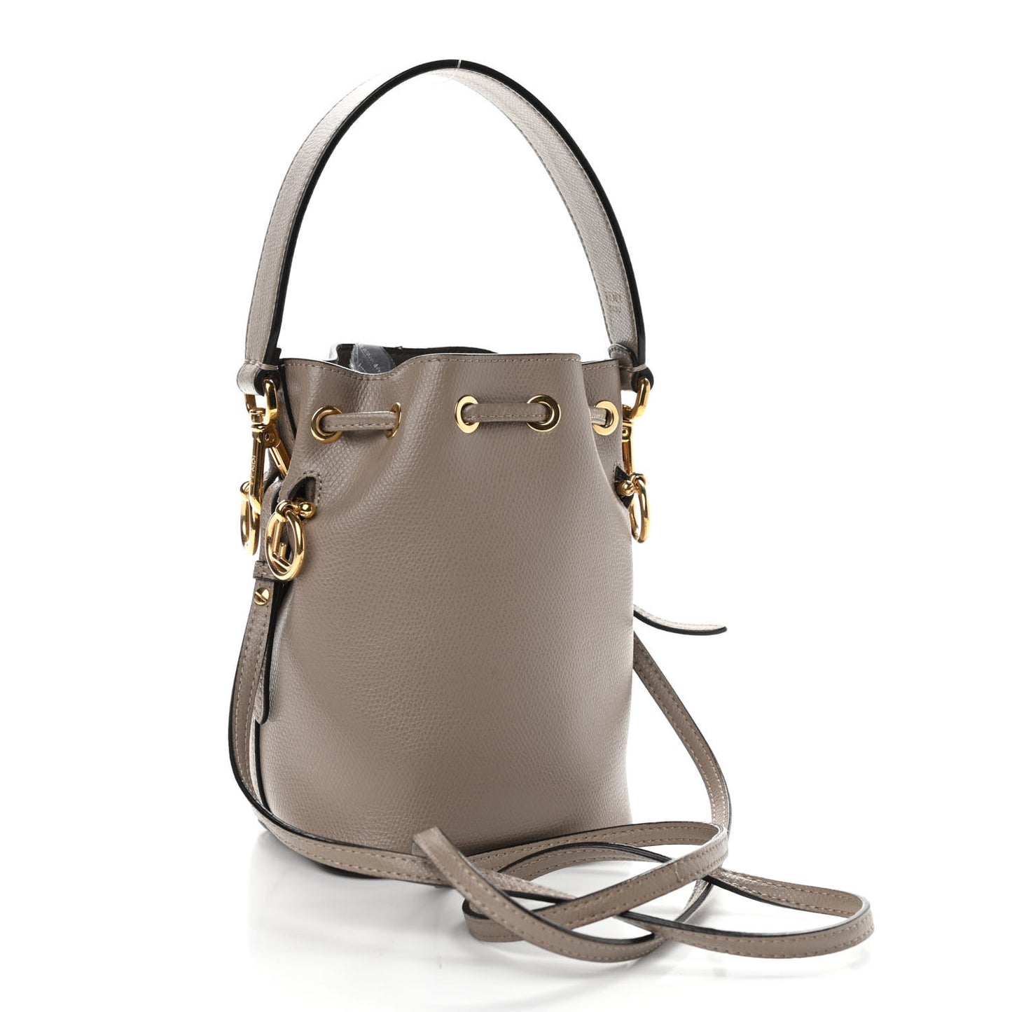 Vitello Cruise F is Fendi Mini Mon Tresor Bucket Bag Tortora