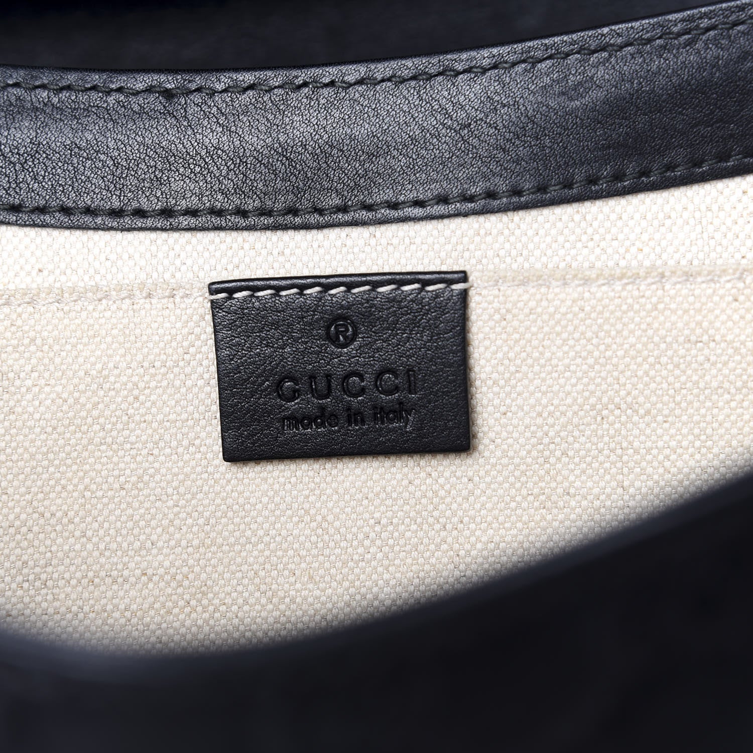 Gucci Guccissima Medium Emily Chain Shoulder Bag Black 7 of 8