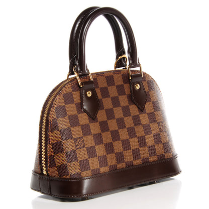 Louis Vuitton Damier Ebene Alma BB 3 of 8