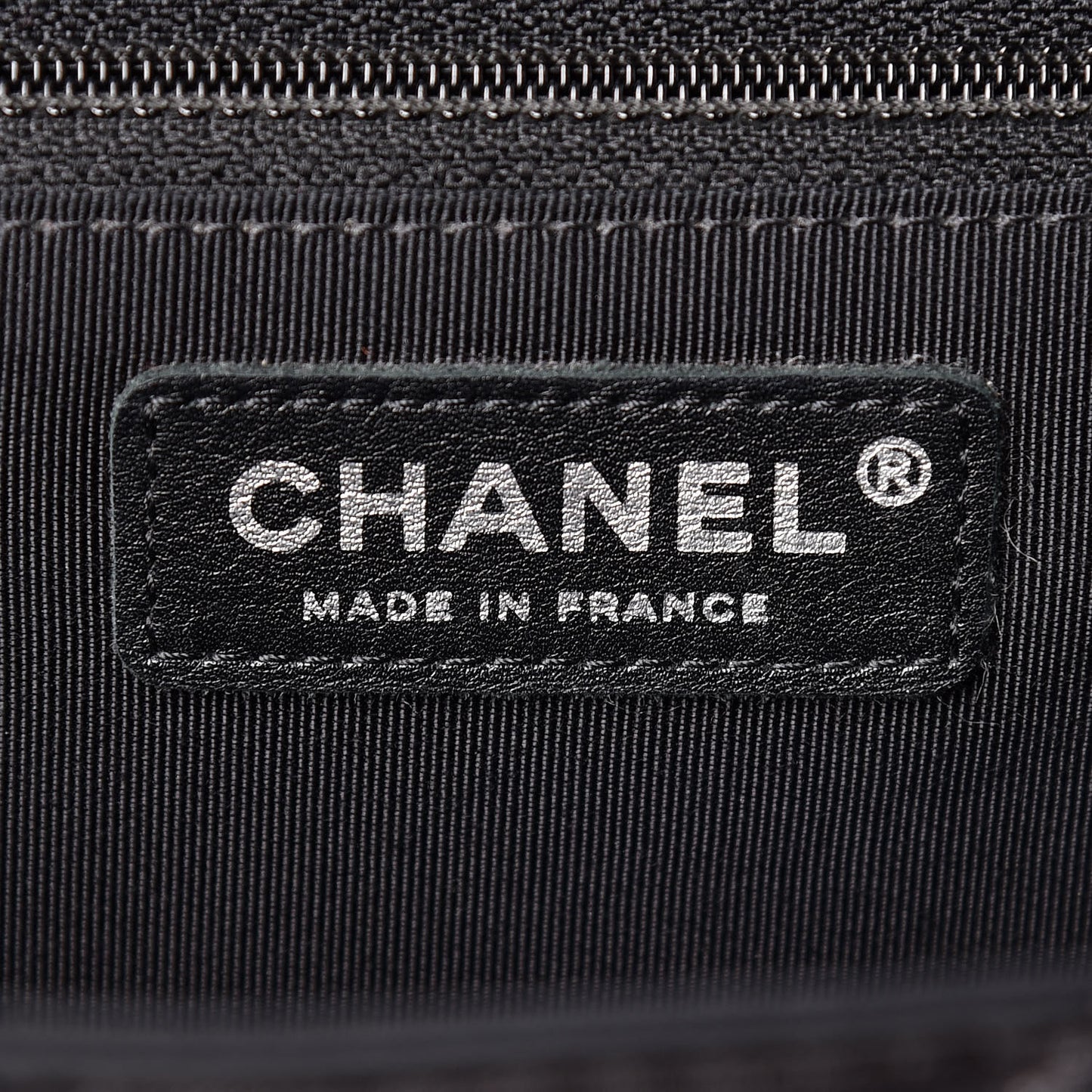Lambskin Chevron Quilted Single Flap Black