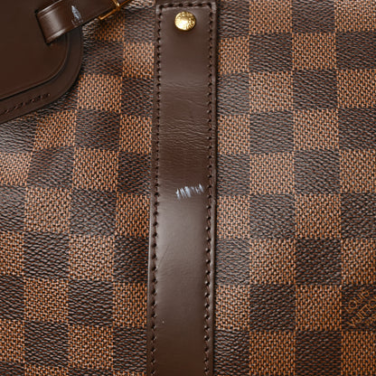 Louis Vuitton Damier Ebene Keepall Bandouliere 55 11 of 12