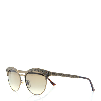Gucci Metal Tiger GG0220S Sunglasses Antique Gold 1 of 10