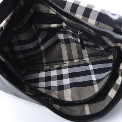 Burberry Grainy Calfskin Messenger Bag Black 5 of 21
