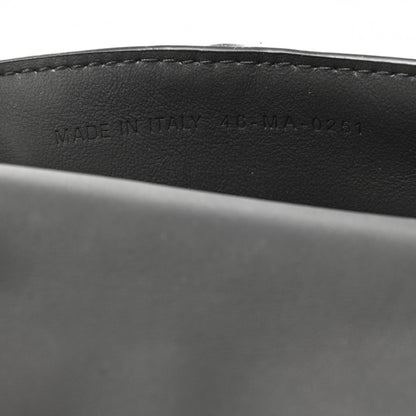Christian Dior Ultra Matte Calfskin Nano Saddle Chain Pouch Black 6 of 7
