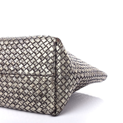 Bottega Veneta Intrecciato Medium Cabat Platino Ossidato 10 of 11