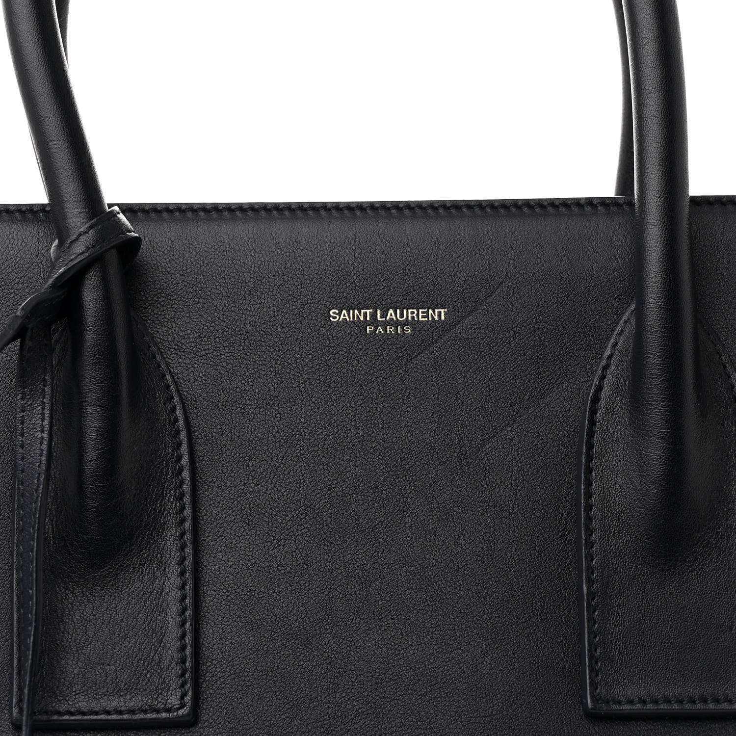 Saint Laurent Calfskin Large Sac de Jour Carryall Navy 9 of 12