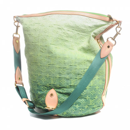 Louis Vuitton Denim Sunburst PM Messenger Vert 3 of 7