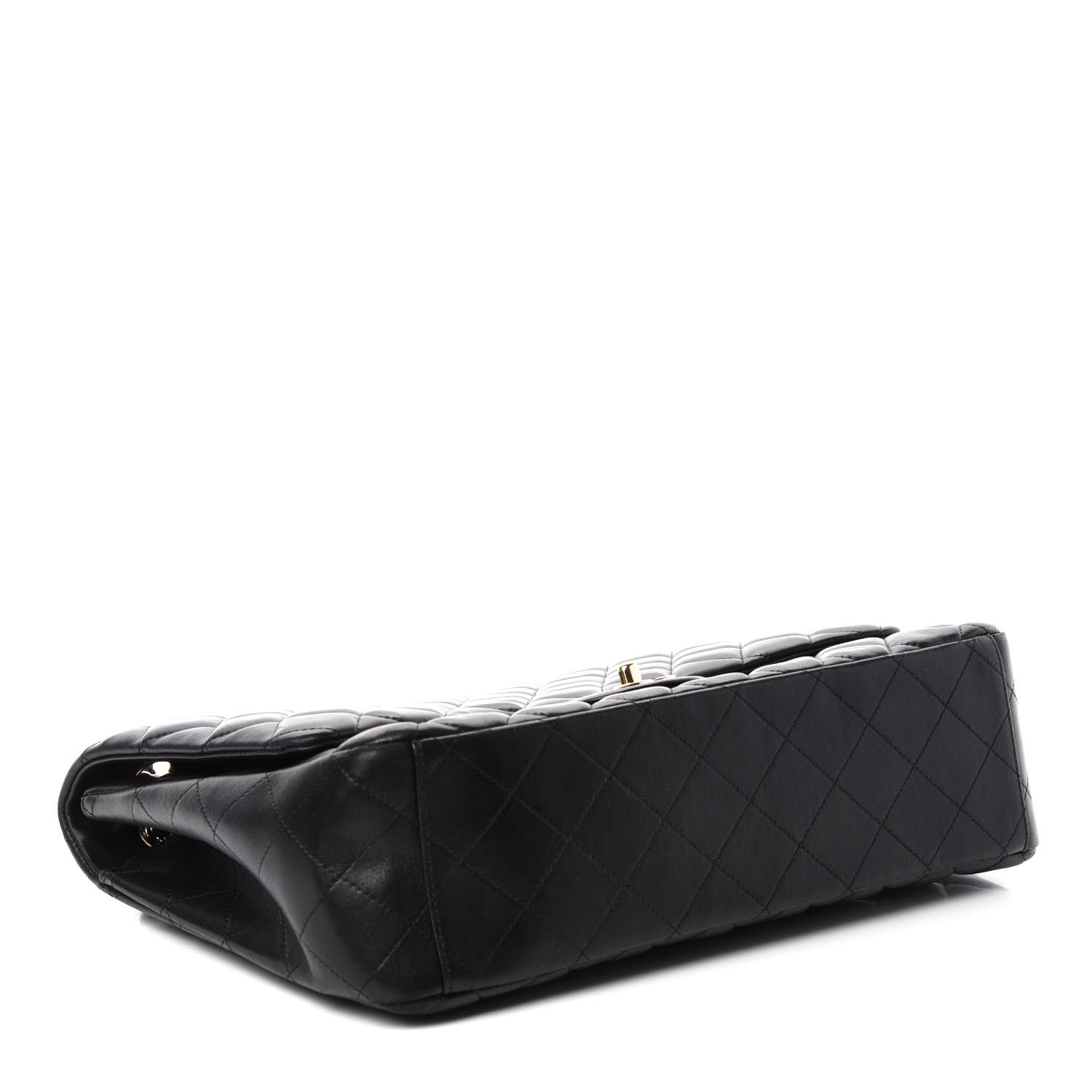 Chanel Lambskin Quilted Maxi Single Flap Black 5 of 13