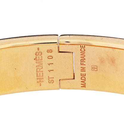 Hermes Enamel Narrow Clic Clac H Bracelet PM Bleu Album 3 of 4