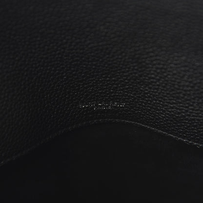 Saint Laurent Grained Calfskin Small Supple Sac De Jour Black 9 of 11