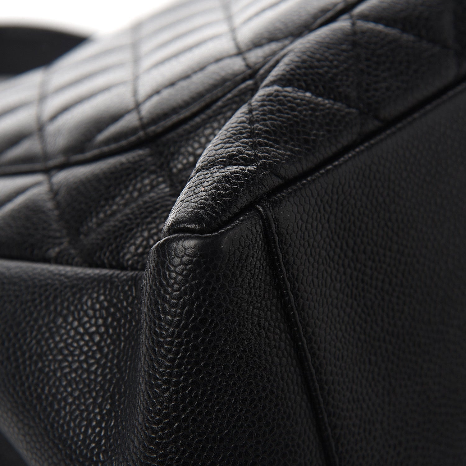 Chanel Caviar Quilted Grand Shopping Tote GST Black 7 of 16