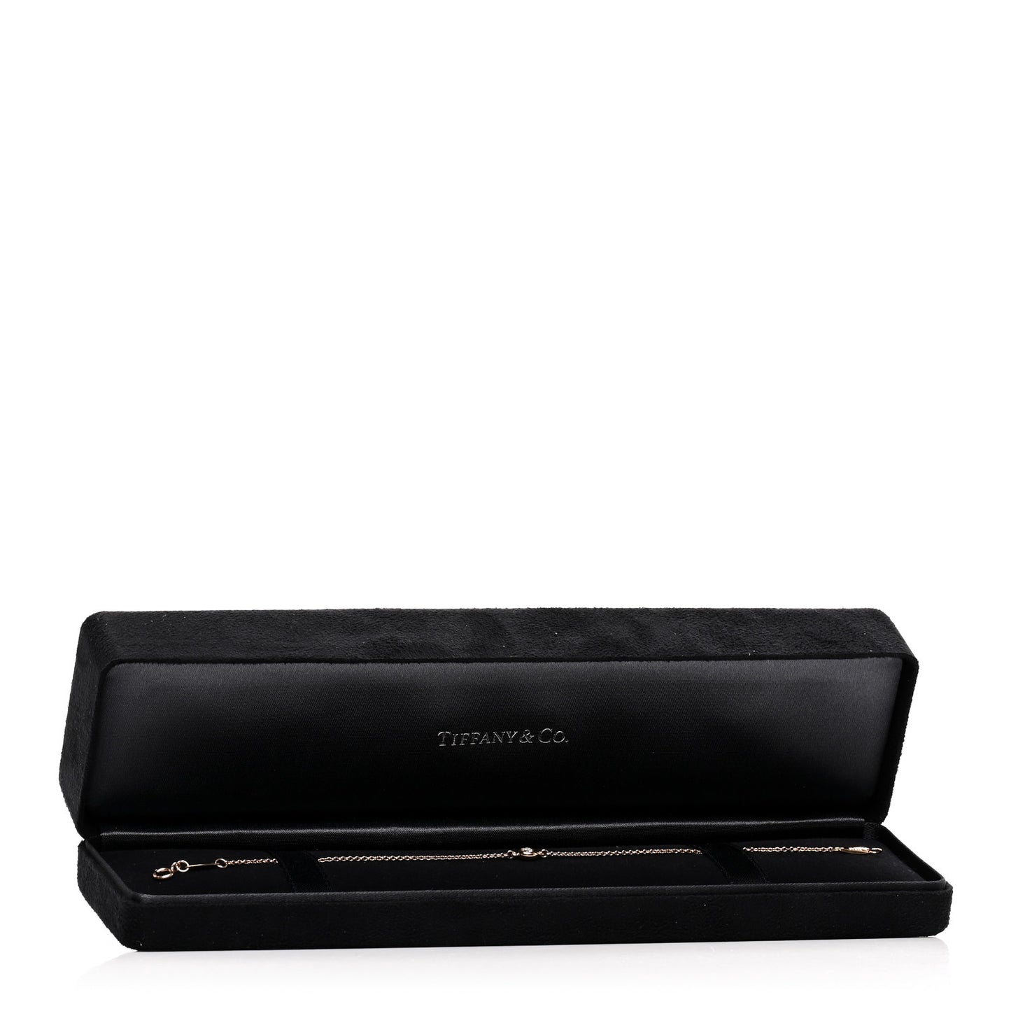 18K Rose Gold Diamond .10ct Elsa Peretti Diamonds by the Yard Bracelet