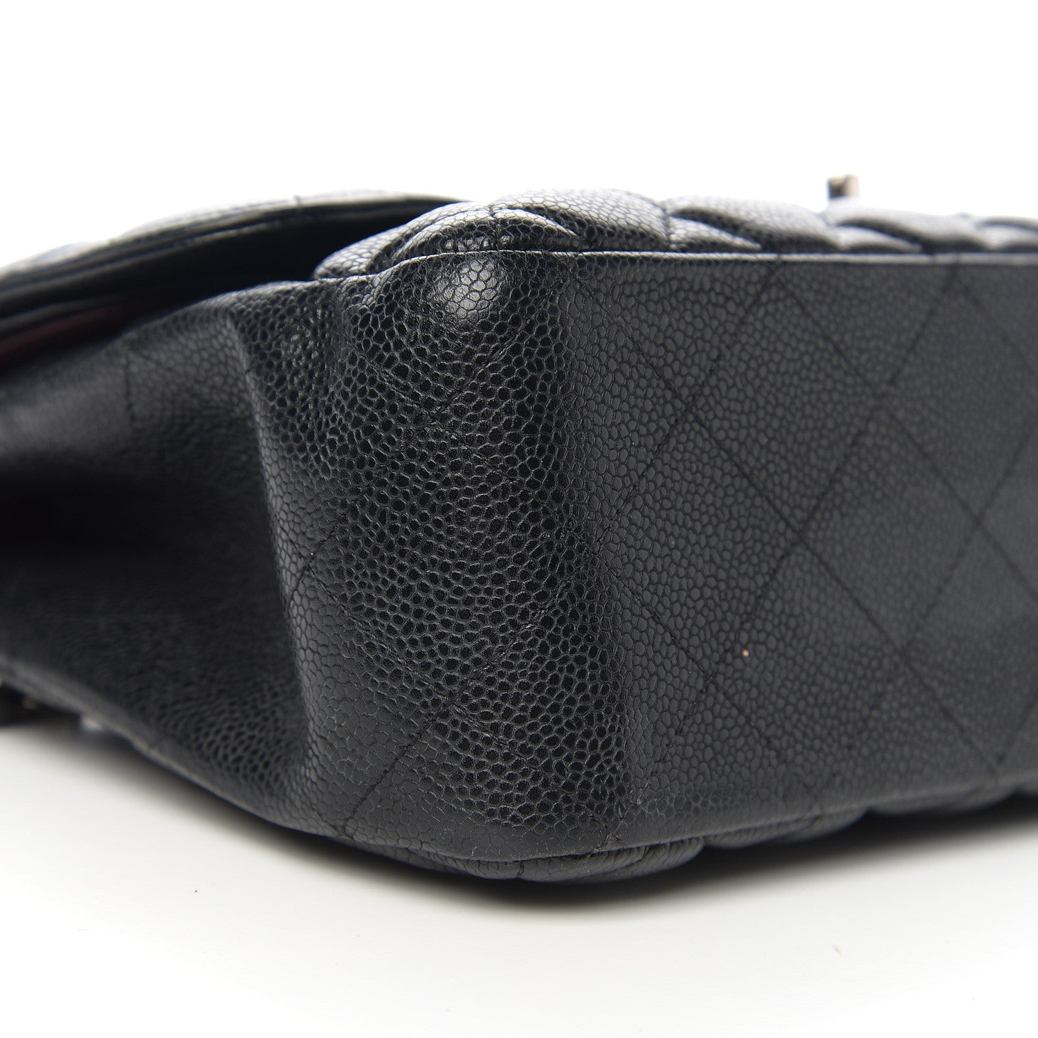 Chanel Caviar Quilted Jumbo Double Flap Black 12 of 15