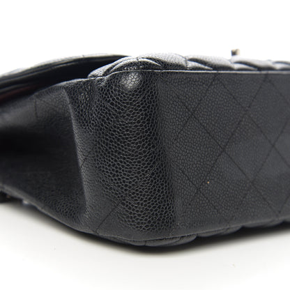 Chanel Caviar Quilted Jumbo Double Flap Black 12 of 15