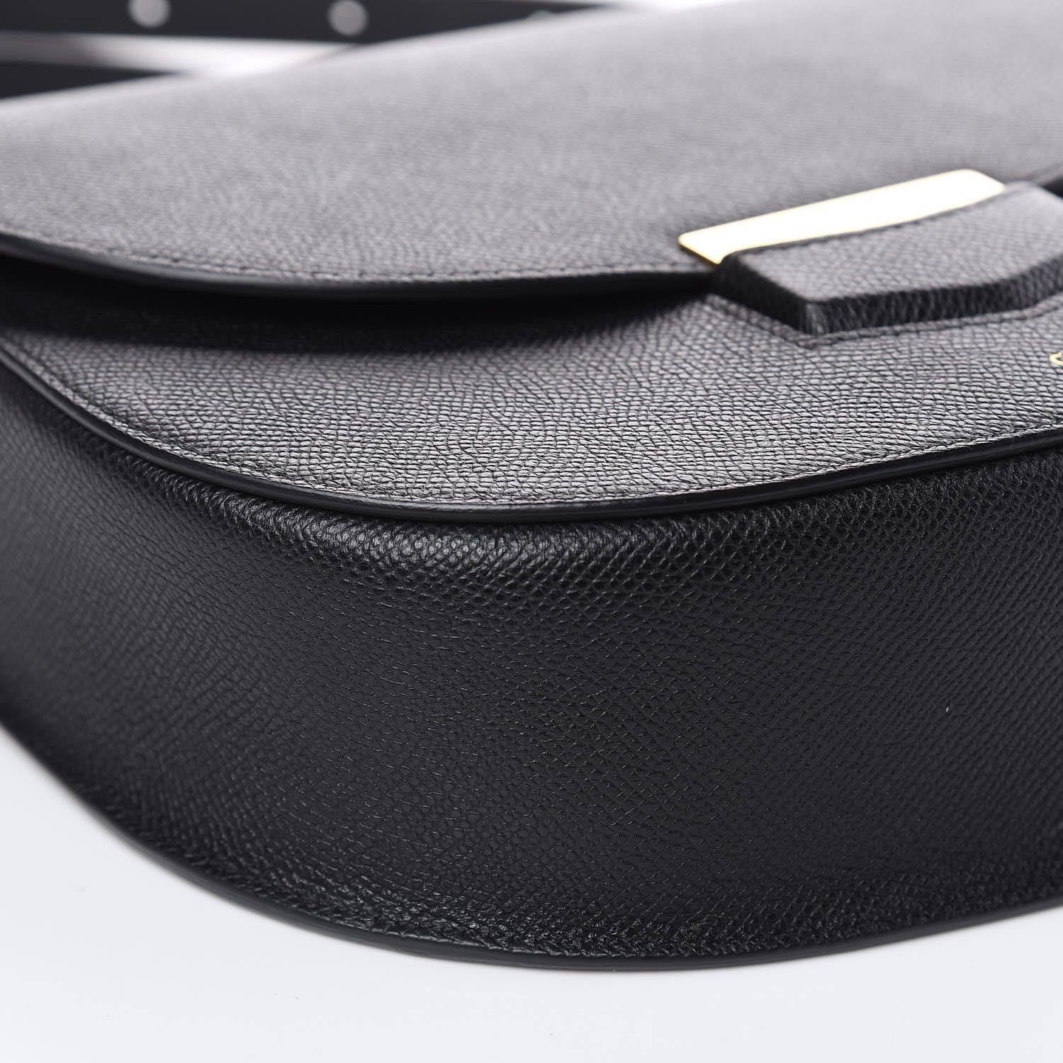 Celine Grained Calfskin Compact Trotteur Black 7 of 9