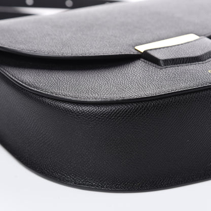 Celine Grained Calfskin Compact Trotteur Black 7 of 9