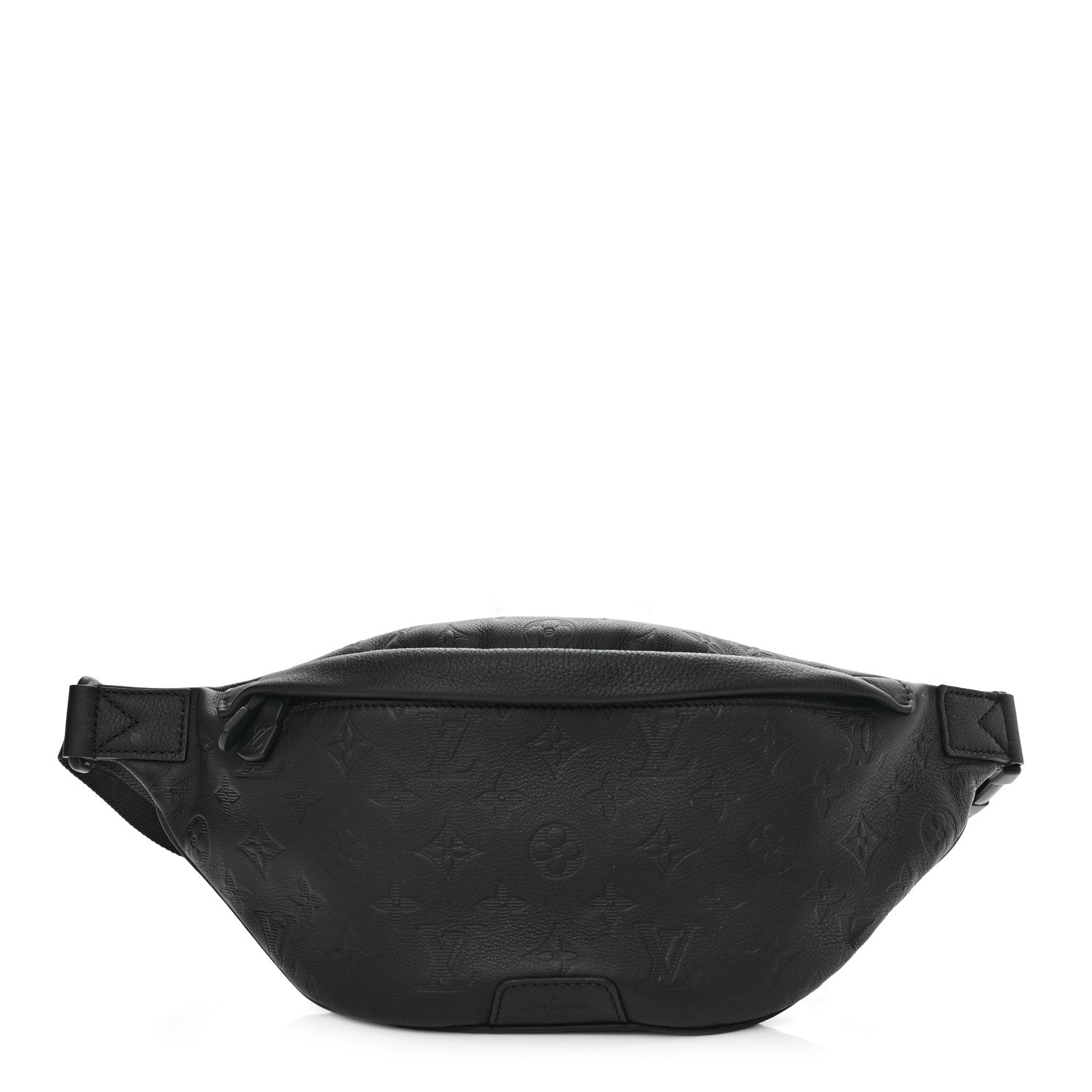 Louis Vuitton Calfskin Monogram Shadow Discovery Bumbag Black 1 of 9