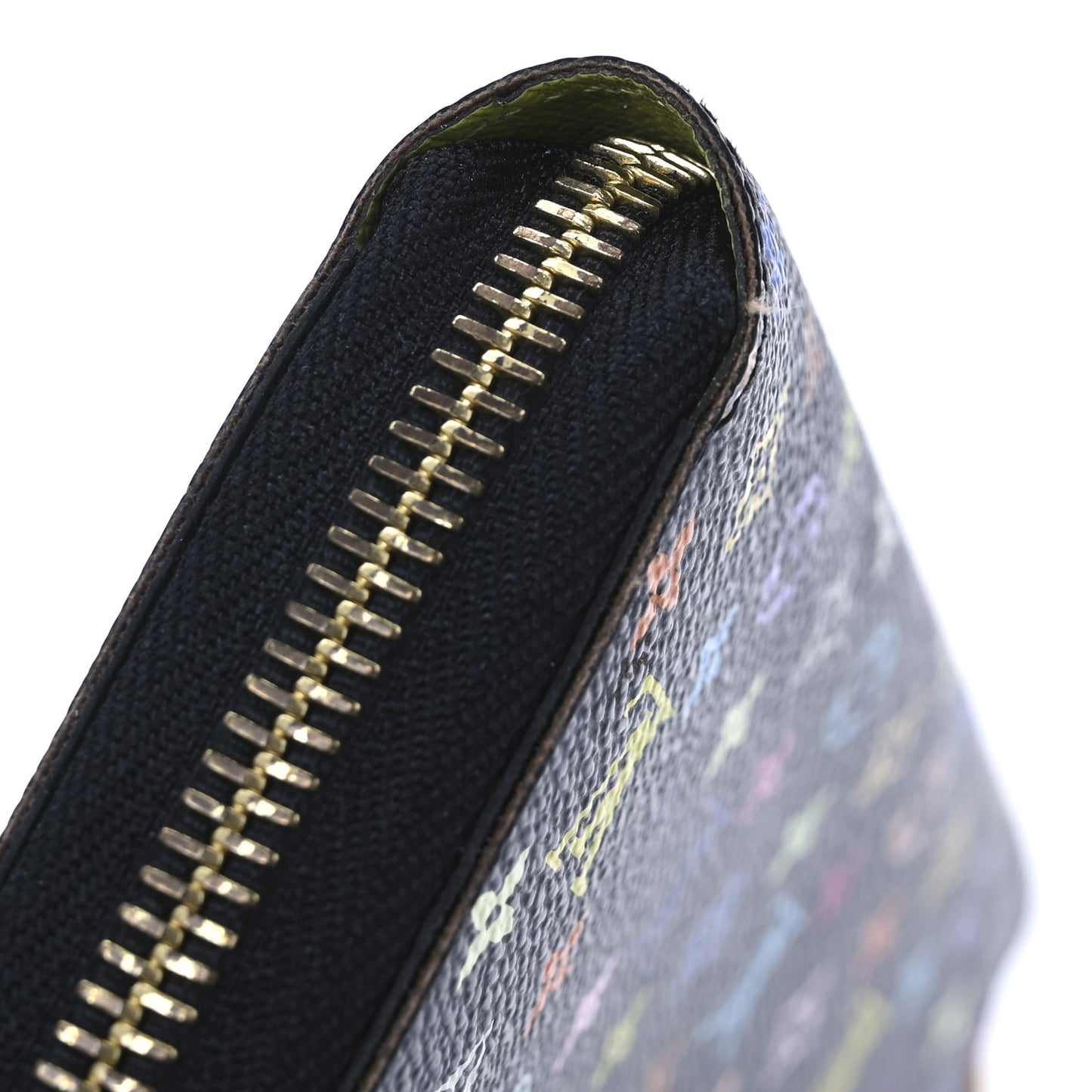 Monogram Multicolor Zippy Wallet Black Pistachio