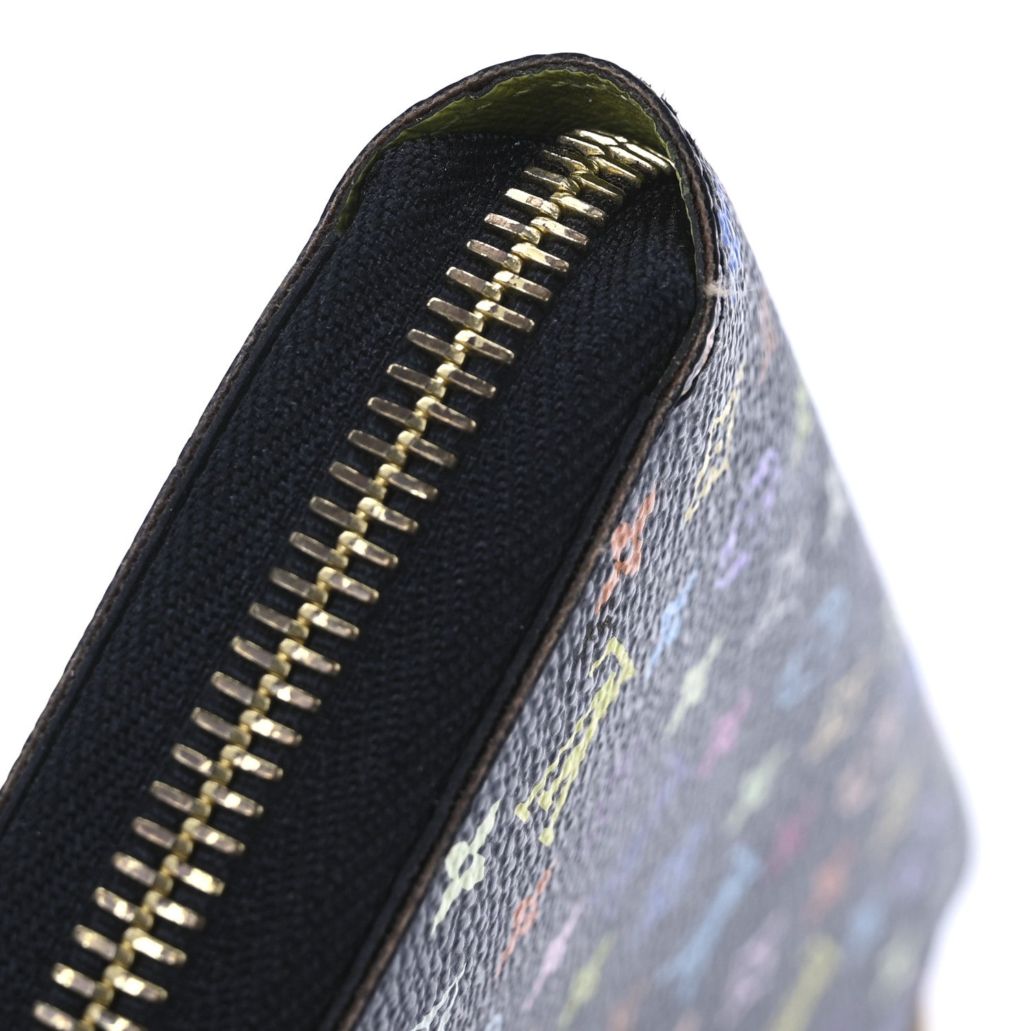 Louis Vuitton Monogram Multicolor Zippy Wallet Black Pistachio 11 of 12