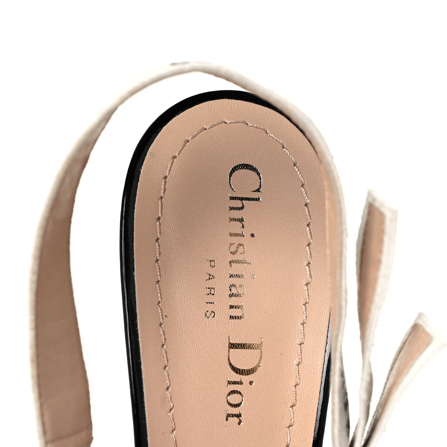 Christian Dior Patent Ribbon J'Adior Slingback 65mm Pumps 39 Black 7 of 8