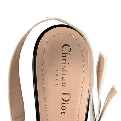 Christian Dior Patent Ribbon J'Adior Slingback 65mm Pumps 39 Black 7 of 8