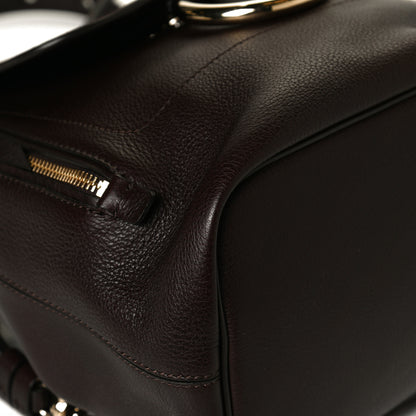 Chloe Suede Calfskin Small Faye Backpack Carbon Brown 12 of 13