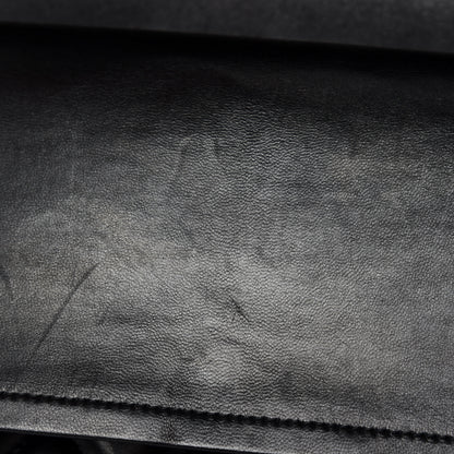 Chanel Lambskin Quilted Maxi Double Flap Black 10 of 15