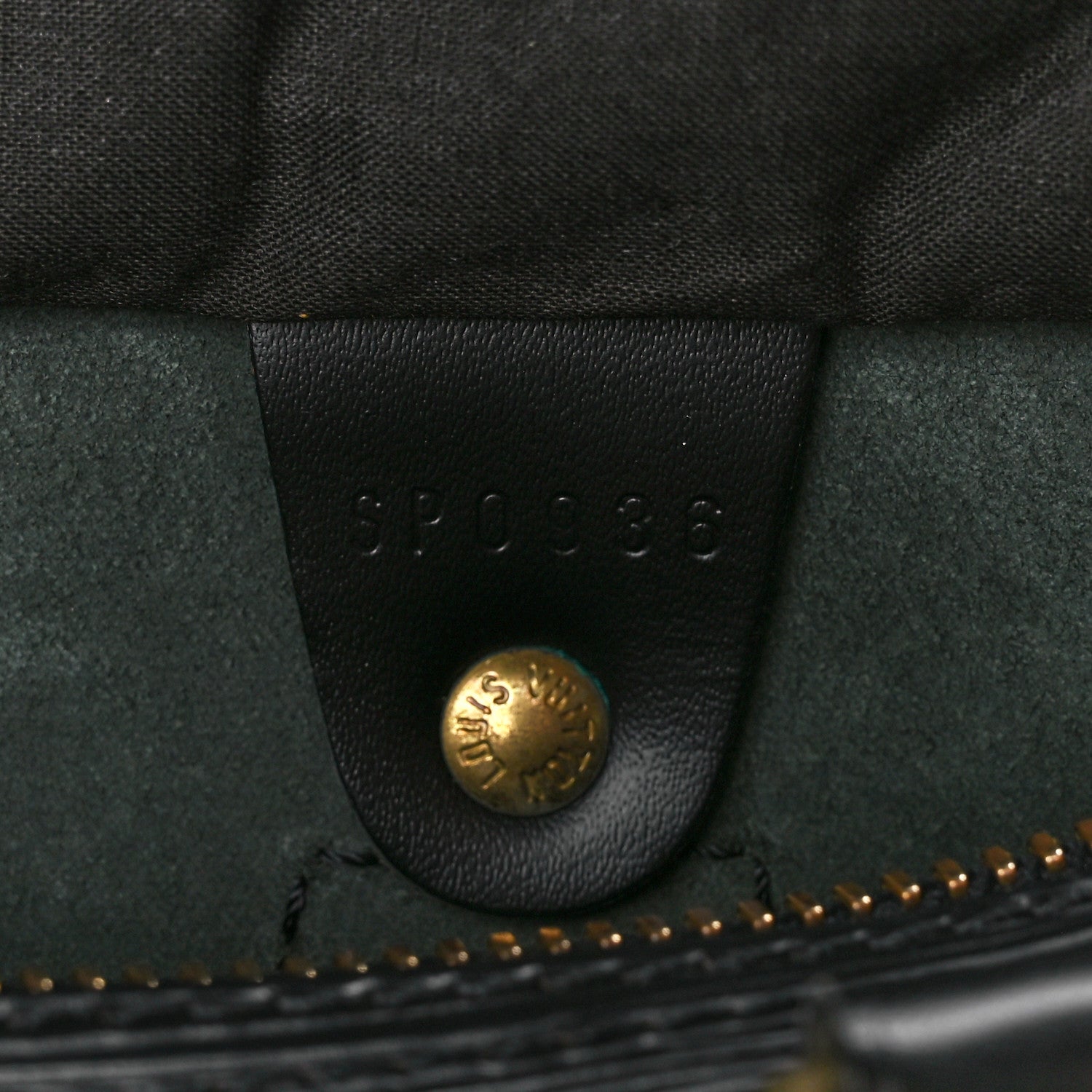 Louis Vuitton Epi Speedy 25 Black 7 of 13