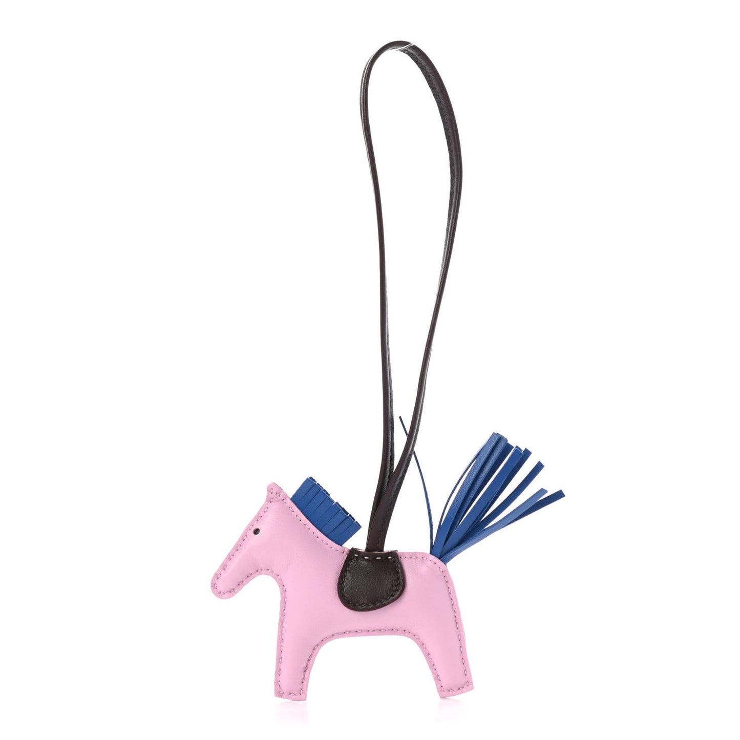 Milo Lambskin Grigri Rodeo Horse Bag Charm PM Mauve Sylvestre Bleu France Rouge Sellier