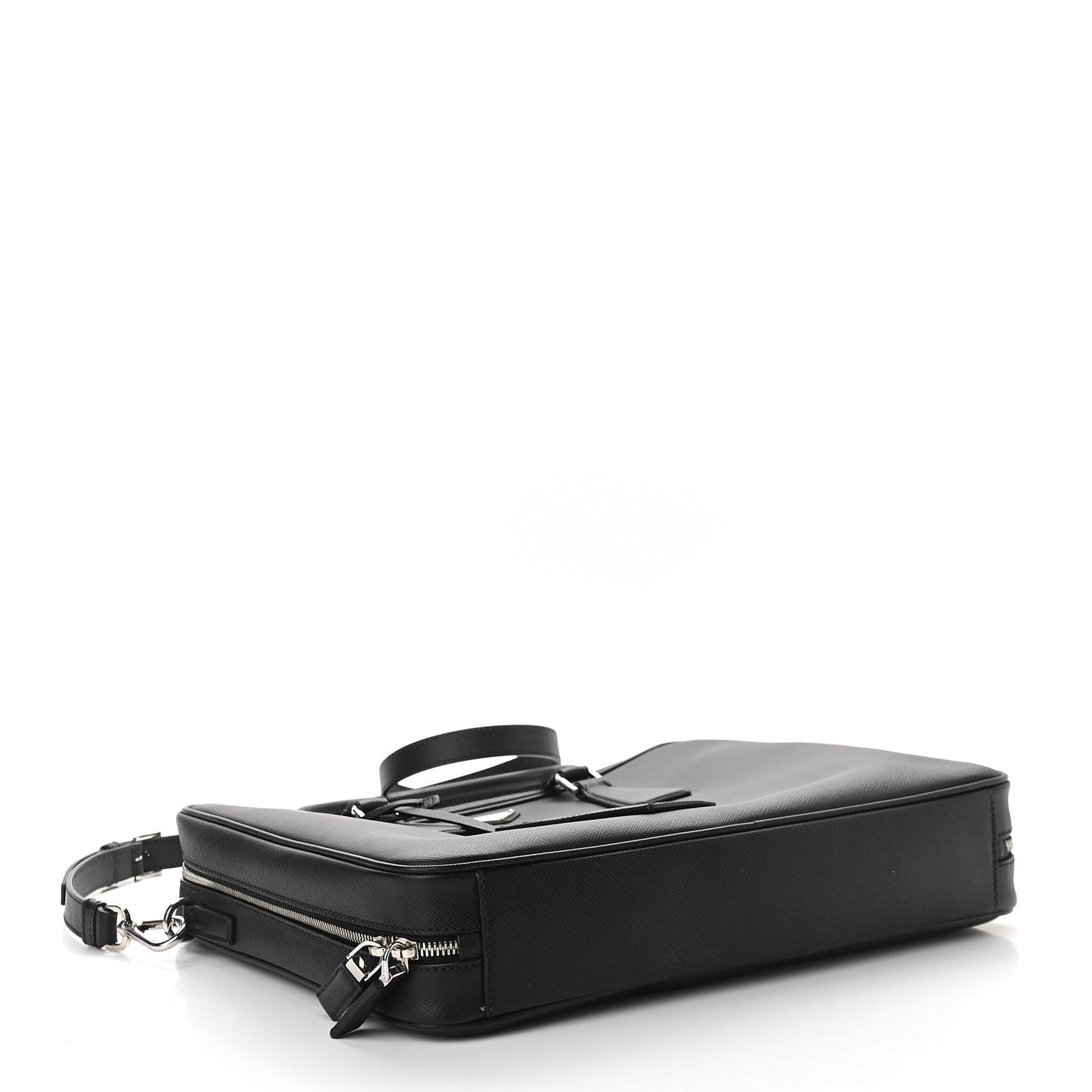 Saffiano Travel Briefcase Black